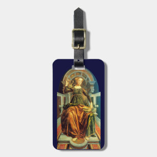 ÉTIQUETTE À BAGAGE TAROTS DE RENAISSANCE ANTIQUE 14 / TEMPÉRANCE