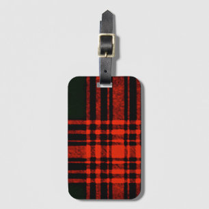Étiquette À Bagage Tartan antique traditionnel Menzies des Highlands
