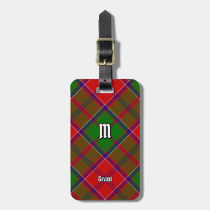Étiquette À Bagage Tartan Clan Grant