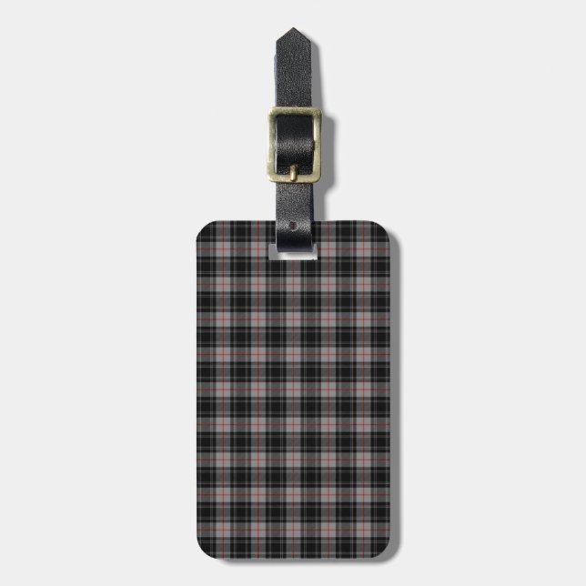 Étiquette À Bagage Tartan de Moffat de clan (Devant Vertical)