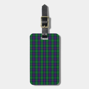 Étiquette À Bagage Tartan de Shaw de clan