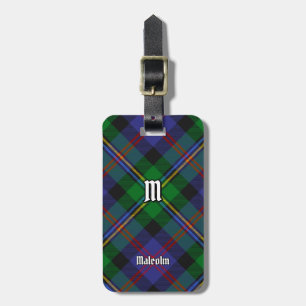 Étiquette À Bagage Tartan du clan Malcolm