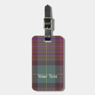 Étiquette À Bagage tartan écossais antique