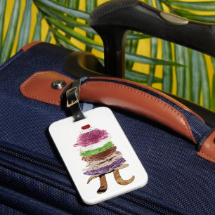Étiquette À Bagage Tarte à la mode