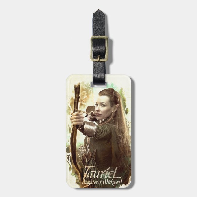 Étiquette À Bagage TAURIEL™ Fille de Mirkwood (Devant Vertical)