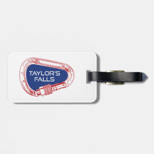 Étiquette À Bagage Taylor's Falls Minnesota Rock Escalade Carabiner