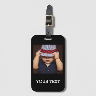 Étiquette À Bagage Télécharger votre texte photo