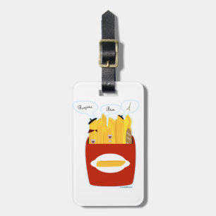 Étiquette À Bagage Tellement très pommes frites