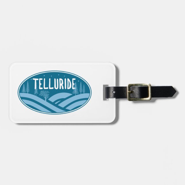Étiquette À Bagage Telluride Colorado Extérieur (Devant horizontal)