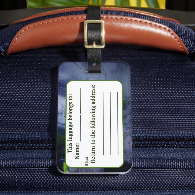 Étiquette À Bagage Tempête Acrylique pour inspiré (Insitu Rectoal 2)