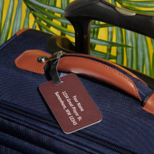 Étiquette À Bagage Tennis - joueur masculin et balle Personnaliser