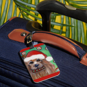 ÉTIQUETTE À BAGAGE TERRIER AUSTRALIEN