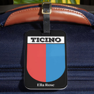 Étiquette À Bagage Tessin, Suisse | Armoiries