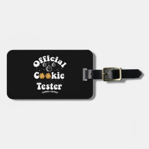 Étiquette À Bagage Testeur de biscuits officiel Noël des amateurs de 