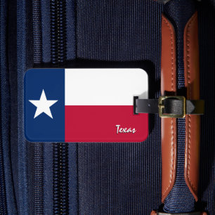Étiquette À Bagage Texas Luggings Tags, patriotique Texas Flag