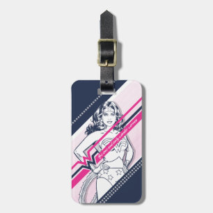 Étiquette À Bagage The One And Only Wonder Woman' Graphique Rétro