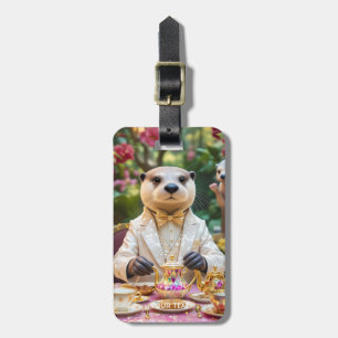 Étiquette À Bagage Thé Party Fantastique avec une Loutre Mignonne