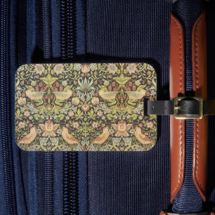 Étiquette À Bagage Thierry de fraises par William Morris, Art Vintage