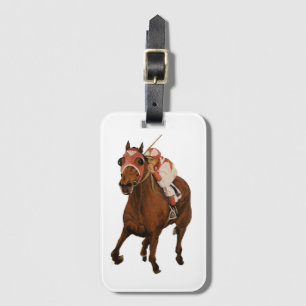 Étiquette À Bagage Thoroughbred Race Horse gagne Classic