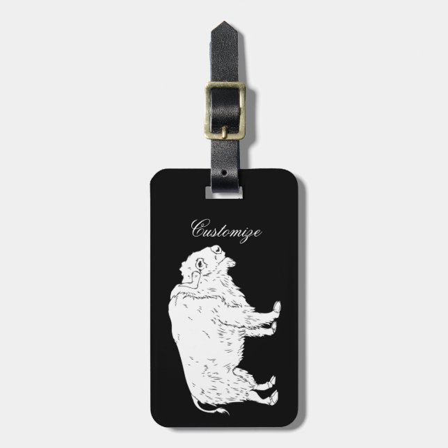 Étiquette À Bagage Thunder_Cove de Buffalo (Devant Vertical)