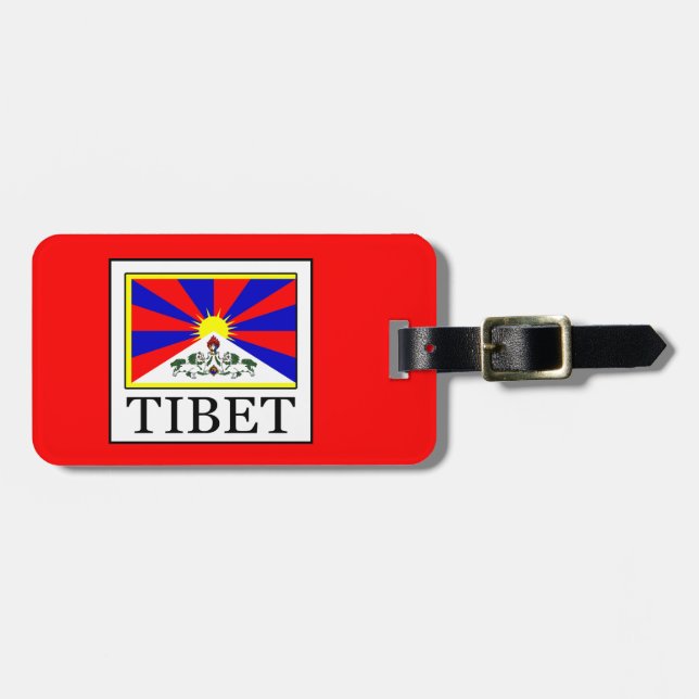 Étiquette À Bagage Tibet (Devant horizontal)
