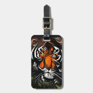 Étiquette À Bagage Tiger Stare