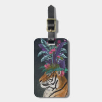 Tigre avec tête tropicale
