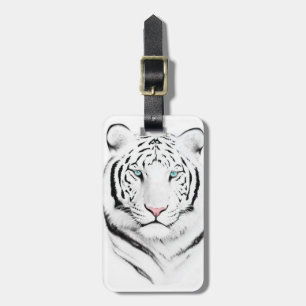 Étiquette À Bagage Tigre blanc sibérien