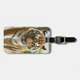 Étiquette À Bagage Tigre de randonnée forestière