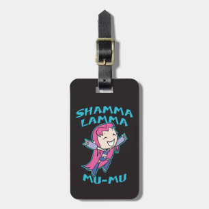 Étiquette À Bagage Titans Ados, allez !   Starfire "Shamma Lamma Mu-M