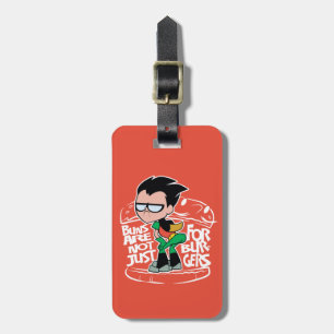 Étiquette À Bagage Titans Ados, partez !   Roboty Booty Scooty Buns