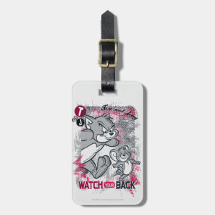 Étiquette À Bagage Tom et Jerry Regardez votre dos
