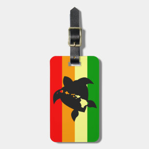 Étiquette À Bagage Tortue de Reggae d'Hawaii