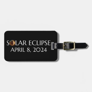 Étiquette À Bagage Total Solaire Eclipse USA 8 avril 2024