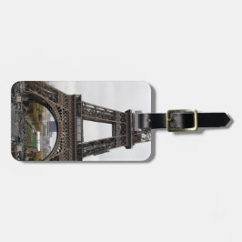 Étiquette À Bagage Tour Eiffel paysage, Monument Bagage étiquette