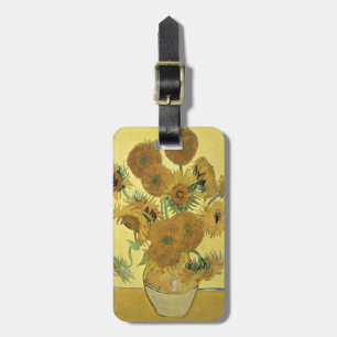 Étiquette À Bagage Tournesols de Vincent van Gogh , 1888