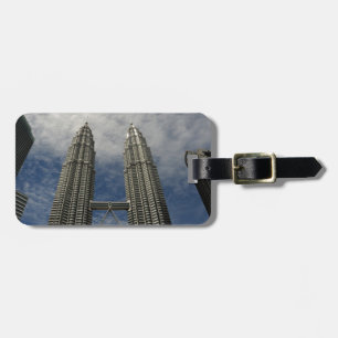 Étiquette À Bagage Tours Petronas Kuala Lumpur Malaisie