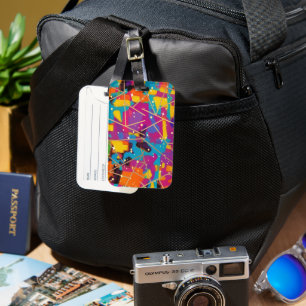 Étiquette À Bagage Tout est connecté Abstrait