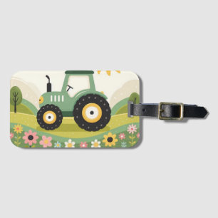 Étiquette À Bagage Tracteur/exploitation agricole personnalisé