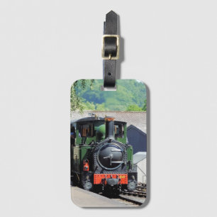 ÉTIQUETTE À BAGAGE TRAIN À VAPEUR