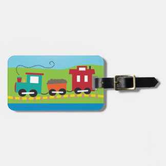 Étiquette À Bagage Train de Choo Choo de l'enfant mignon
