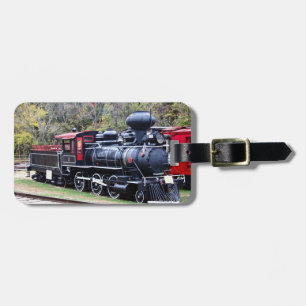 Étiquette À Bagage Train du moteur du charbon