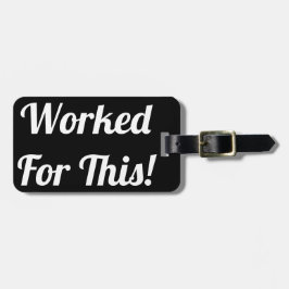 Étiquette À Bagage Travaillé pour cette étiquette de bagage