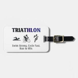 Étiquette À Bagage Triathlon SUPÉRIEUR