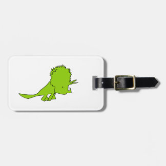 Étiquette À Bagage Triceratops