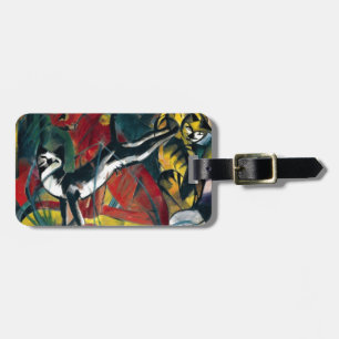 Étiquette À Bagage Trois chats de Franz Marc - Bagages personnalisés