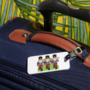 Étiquette À Bagage Trois soldats de jouets de Noël