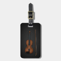 Trompe L'oeil Violon & Bow Coque d'instruments de