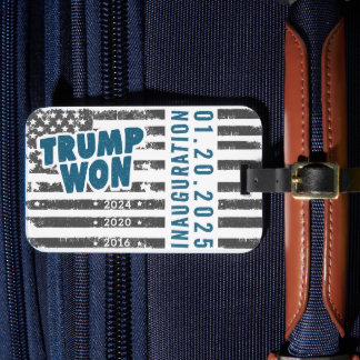 Étiquette À Bagage Trump a gagné 2024