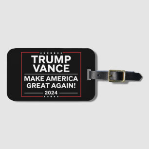 Étiquette À Bagage Trump Vance 2024 Président JD Vance Vice MAGA